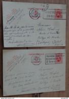 2 Entiers Postaux De BELGIQUE, LIEGE 1935 ...........  PHI ......... 14566 - Andere & Zonder Classificatie