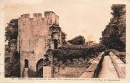 FRANCE - Gisors (Eure) - Ancien Mur De Ville Construit Sous Henri 1er - Et La Tour Du Gouverneur- Carte Postale Ancienne - Gisors