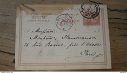 Entier Postal EGYPTE Posté D'ALEXANDRIE 1886 ...........  PHI ......... 14558 - Brieven En Documenten