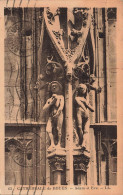 FRANCE - Rouen - Cathédrale - Adam Et Eve - Carte Postale Ancienne - Rouen