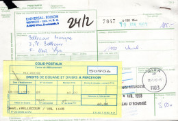 Austria (1993) - Bollettino Pacchi Per La Francia, Con Dettaglio Dei Diritti Doganali - Cartas & Documentos