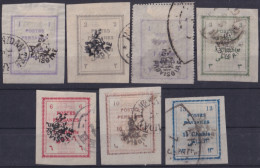 F-EX48482 IRAN PERSIA 1906 PROVISOIRE OVERPRINT STAMPS LOT.  - Iran