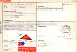 Paesi Bassi (1991) - Bollettino Pacchi Espresso Contrassegno Per La Francia - Covers & Documents