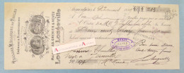 ● Armentières 1899 Louis LONGEVILLE Grenier & Neveu - Tissage De Toiles - Crémage Blanchisserie Hanin Thuiller Joinville - Bills Of Exchange