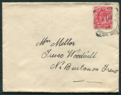 1902 GB London "23" Geometric Postmark Cover - Burton On Trent  - Briefe U. Dokumente