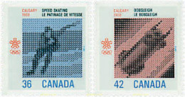 726149 HINGED CANADA 1987 15 JUEGOS OLIMPICOS INVIERNO CALGARY 1988 - Other & Unclassified