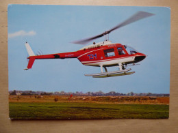 TRENT HELICOPTERS  BELL JET RANGER 206B  /  CARTE COMPAGNIE / AIRLINES ISSUE - Helicopters