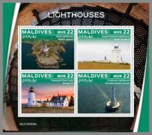 MALDIVES 2019 MNH Lighthouses Leuchttürme Phares M/S - OFFICIAL ISSUE - DH2002 - Faros