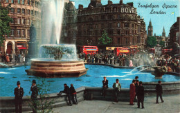 ROYAUME UNI - London - Trafalgar Square - Bus Touristiques - Animé - Carte Postale - Trafalgar Square