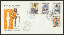 Ned. Antillen FDC 1966 - Voor Het Kind - E 44 - Antille