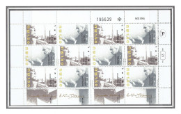 ISRAEL - FEUILLET DES TP N°992/993 - XX MNH TTB - COIN DATE 06/10/86 - Blokken & Velletjes