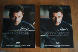 JOHNNY HALLYDAY MARIE EDITION RESERVEE ZIPPO TRES RARE DVD AVEC BRIQUET VALEUR+ SORTIE 2002 - Music On DVD