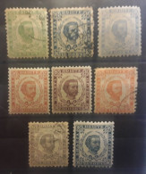 MONTENEGRO Crna Gora 1889 - 1898 Prince Nicolas, 8 Timbres Neufs */MH / O   TB - Montenegro