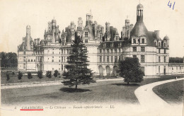 FRANCE - Chambord - Le Château - Façade Septentrionale - Carte Postale Ancienne - Chambord