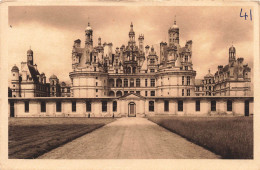 FRANCE - Chambord - Le Château - Façade Sud - Carte Postale Ancienne - Chambord