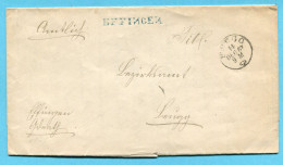 Faltbrief Von Effingen Nach Brugg 1867 - ...-1845 Precursores