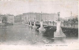 SUISSE - Genève - Les Mouettes - Lac Et Pont - Animé - Carte Postale Ancienne - Genève