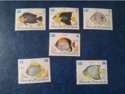 CUBA  NEUF  1985    PECES  DE ACUARIO  //  PARFAIT  ETAT  //  1er  CHOIX  // - Unused Stamps