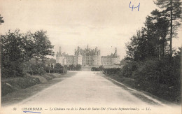 FRANCE - Chambord - Le Château Vu De La Route De Saint Dié - Façade Septentrionale - Carte Postale Ancienne - Chambord