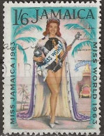 JAMAICA 1964 Miss World 1963 Commemoration - 1s6d - Carole Joan Crawford (Miss World 1963) FU - Jamaique (1962-...)
