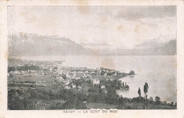 SUISSE - Vevey - La Dent Du Midi - Lac - Vue Générale - Carte Postale Ancienne - Vevey