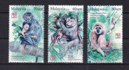 MALAYSIA-2016-MONKEYS-MNH - Apen