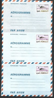 Lot De 3  Aérogramme  France  P-a Neuf ** N 1004/1006/1007 - Aérogrammes