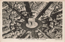 FRANCE - Paris - Vue  Générale De La Place De L'étoile - L'Arc De Triomphe - Carte Postale Ancienne - Arc De Triomphe
