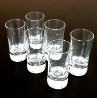 6 Verres à Shot  Verre Tube Classique / Transparent - Glazen