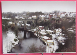 Angleterre - Snowy Day - Knaresborough - Double Carte Phil Willis MP & Diana Wallis MEP - Harrogate