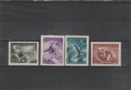 Slovensko 108/111 * Sport - Unused Stamps