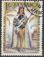 JAMAICA 1964 Miss World 1963 Commemoration - 1s Carole Joan Crawford (Miss World 1963) FU - Jamaica (1962-...)