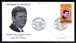 Haute-Volta Burkina Faso A 019 Fdc Président John Fitzgerald Kennedy , USA - Kennedy (John F.)