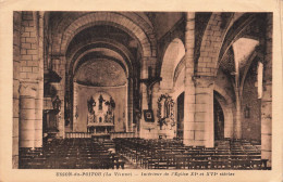 FRANCE - Usson Du Poitou - Intérieur De L'église XIe Et XVIe Siècles - Carte Postale Ancienne - Other & Unclassified