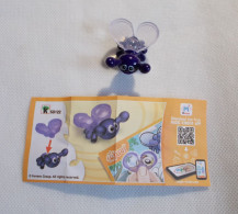 Kinder - Insectes - Mouche Loupe Violette - SD122 - Avec BPZ - Inzetting