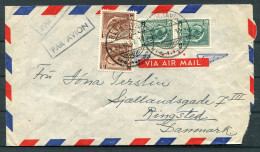 1947 Iceland Fish Airmail Cover Reykjavik - Ringsted Denmark  - Covers & Documents