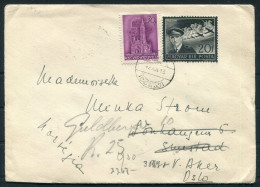 1942 Hungary Censor Cover - Smestad Redirected Oslo Norway - Cartas & Documentos