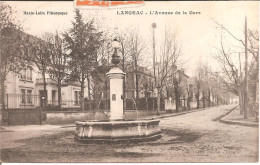 LANGEAC (43) L'Avenue De La Gare - Langeac