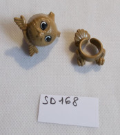 Kinder - Natoons - Animaux - Hibou Marron (Va Sur Un Doigt) - SD168 - Sans BPZ - Inzetting