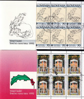 1994, Slowenien, Slovenia,  Mi. 99/00 Used First Day, Weihnachten & Neujahr Christmas & New Year Markenheftchen Booklet - Eslovenia
