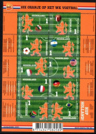 2014 Oranje Op Het WK Voetbal - Worldcup Football NVPH V3187-3196  MNH/**/postfris - Ongebruikt