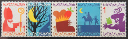 2013 Sinterklaas -Santa  NVPH 3108/3112 MNH/**/postfris - Ongebruikt