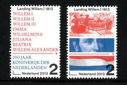 2013 200 Jaar Koninkrijk, Landing Willem I - NVPH 3133/3134 MNH/**/postfris - Ongebruikt