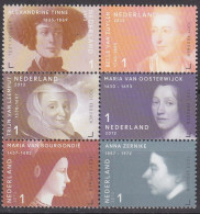 2013 Vrouwen, Women NVPH 3048/3053 6 Aan Elkaar MNH/**/postfris - Nuovi