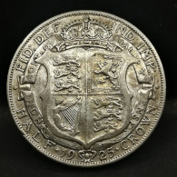 HALF CROWN  ARGENT 1925 GEORGE V ROYAUME UNI / UNITED KINGDOM SILVER - K. 1/2 Crown