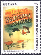 476 Guyana $5.00 Disney Donald Duck Magie Magic Peinture Paint Detectine Police MNH ** Neuf SC (GUY-38c) - Policia – Guardia Civil