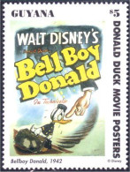 476 Guyana $5.00 Disney Donald Duck Hotel Bell Boy MNH ** Neuf SC (GUY-36b) - Disney