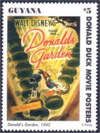 476 Guyana $5.00 Disney Donald Jardin Garden Citrouille Pumpkin MNH ** Neuf SC (GUY-37c) - Vegetazione