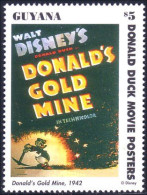 476 Guyana $5.00 Disney Donald Duck Gold Mining Mine Or MNH ** Neuf SC (GUY-34) - Minerals