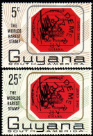 476 Guyana Timbre Magenta Stamp MNH ** Neuf SC (GUY-20a) - Francobolli Su Francobolli